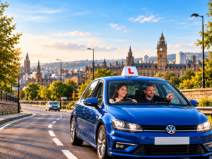 Blue Volkswagen Driving Lesson in Sheffield